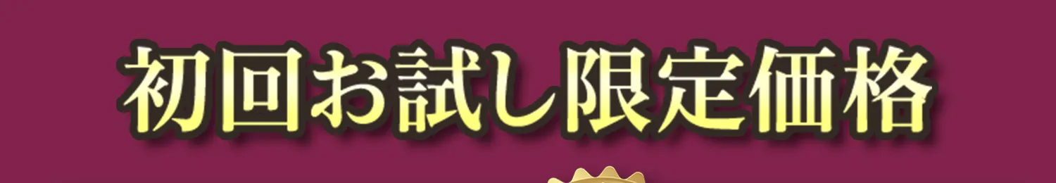 初回お試し限定価格