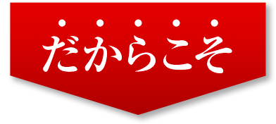 だからこそ