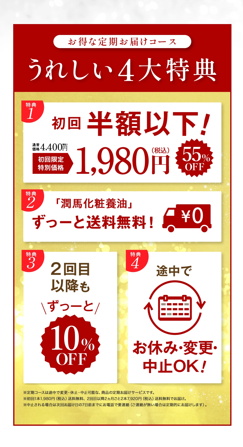 KUMAMOTO 潤馬化粧養油 初回特別価格1,980円（税込）